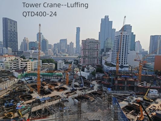 CE Luffing Boom Tower Crane Construction Tower Crane QTD400-24