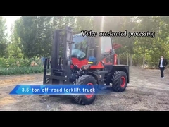 3.5T Arka Hinge Zorlu Arazi Forklift Zorlu Çevre için Mükemmel